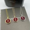 Messika Lucky Move Carnelian Agate Single-Stone Necklace