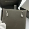 Messika Paperclip Stone-Accented Earrings