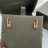 Messika Paperclip Stone-Accented Earrings