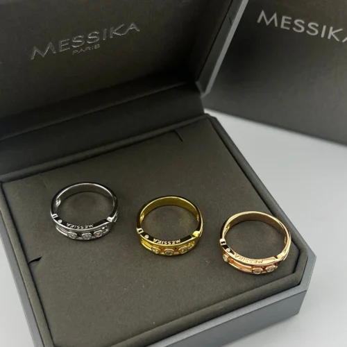 Messika Move Three-Stone Openwork Ring