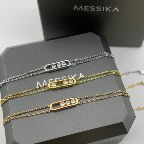 Messika Move Three-Stone Bracelet