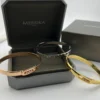Messika Move Three-Stone Bangle Bracelet