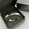 Messika Move Three-Stone Bangle Bracelet