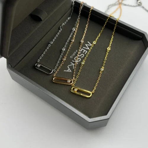 Messika Move Single-Stone Necklace