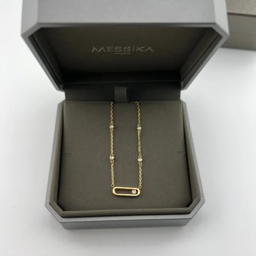 Messika Move Single-Stone Necklace