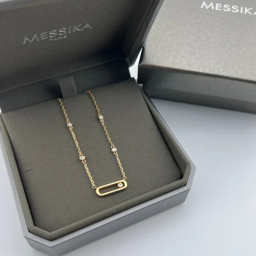 Messika Move Single-Stone Necklace