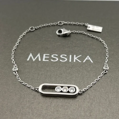 Messika Move Three-Stone Bracelet