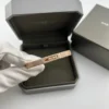 Messika Move Three-Stone Pavé Bangle Bracelet