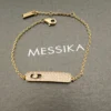 Messika Single-Stone Openwork Bracelet