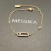 Messika Move Single-Stone Openwork Bracelet