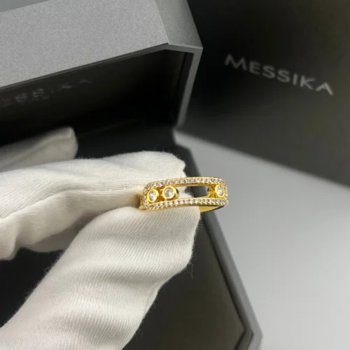 Messika Move Three-Stone Openwork Ring
