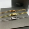 Messika Move Three-Stone Openwork Bracelet