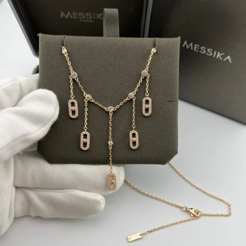 Messika Move Five-Stone Openwork Necklace