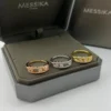 Messika Move Three-Stone Pavé Ring