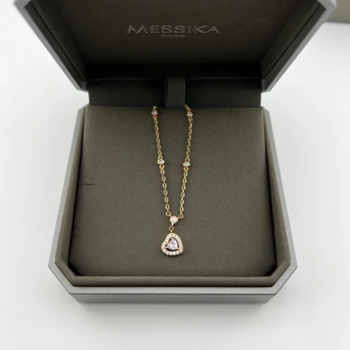 Messika Heart Openwork Necklace