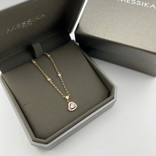 Messika Heart Openwork Necklace