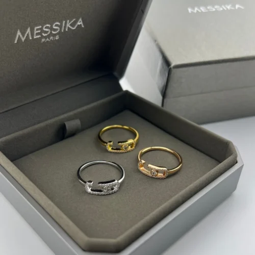 Messika Move Single-Stone Openwork Ring