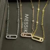 Messika Move Single-Stone Openwork Necklace