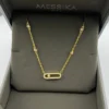 Messika Move Single-Stone Openwork Necklace