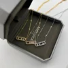 Messika Move Three-Stone Openwork Necklace