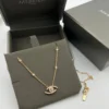 Messika Lucky Eye Pavé Necklace