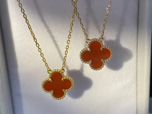 Van Cleef & Arpels Multi-Stone Clover Necklace