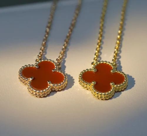 Van Cleef & Arpels Multi-Stone Clover Necklace