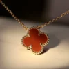 Van Cleef & Arpels Multi-Stone Clover Necklace