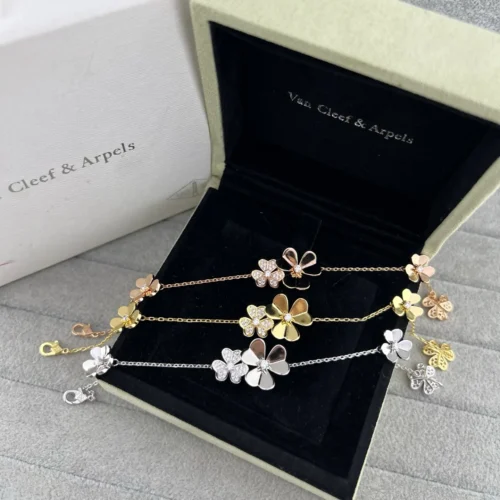 Van Cleef & Arpels Clover Five-Motif Bracelet