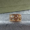 Van Cleef & Arpels Clover Openwork Ring