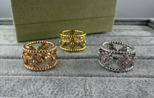 Van Cleef & Arpels Clover Openwork Ring