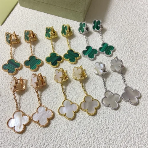 Van Cleef & Arpels Two-Clover Earrings