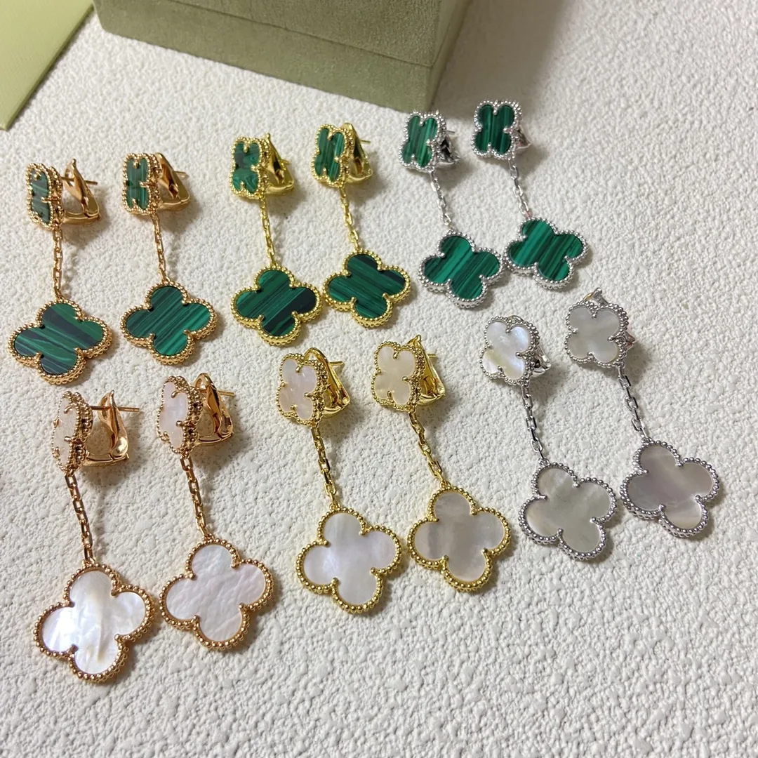 JWVANCLEEF0027-01 Van Cleef & Arpels Two-Clover Earrings