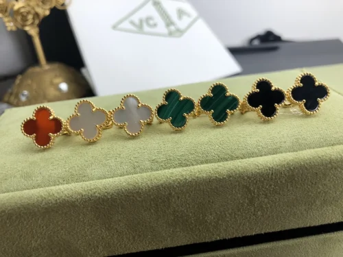 Van Cleef & Arpels Clover Stud Earrings