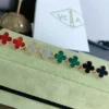 Van Cleef & Arpels Clover Stud Earrings