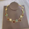 Van Cleef & Arpels Clover Ten-Motif Necklace