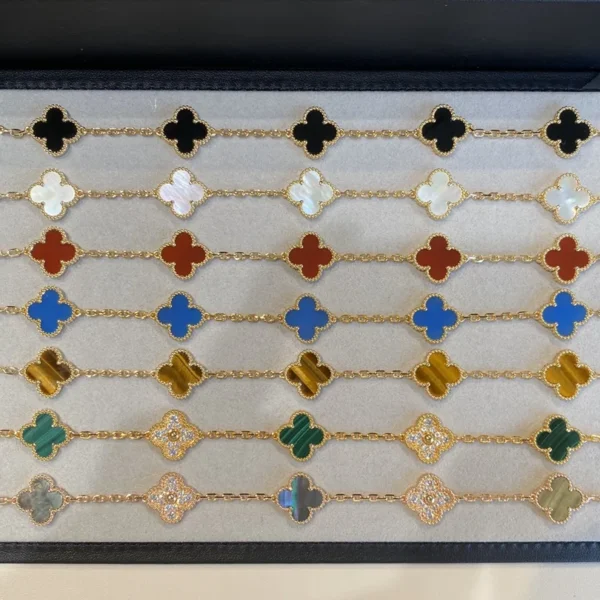 JWVANCLEEF0045-01 Van Cleef & Arpels Five-Motif Bracelet