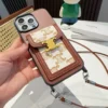 Celine Full-Cover Crossbody Cardholder Phone Case with Detachable Lanyard - Ref. PCCELINE0001