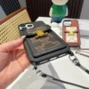 Celine Full-Cover Crossbody Cardholder Phone Case with Detachable Lanyard - Ref. PCCELINE0002