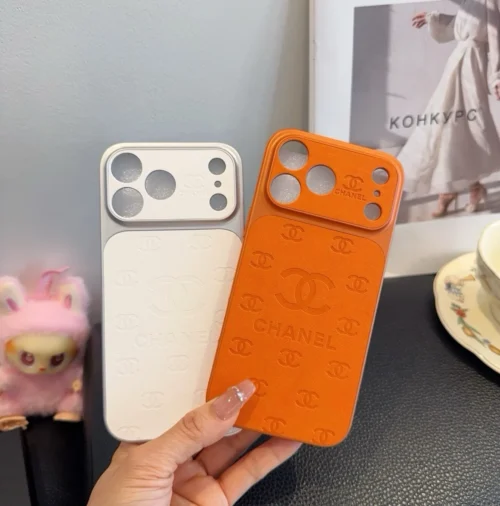 Chanel Leather-Look Full-Cover Phone Case with Precision Cutouts - Ref. PCCHANEL0007
