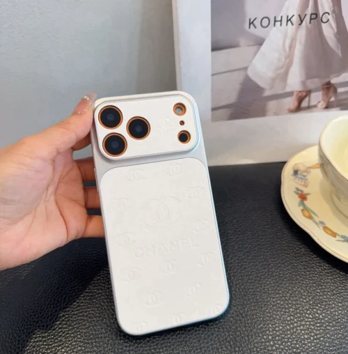 Chanel Leather-Look Full-Cover Phone Case with Precision Cutouts - Ref. PCCHANEL0007