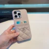 Chanel Pebbled PU-Leather Phone Case with Double-Layer Card Slots - Ref. PCCHANEL0026