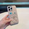 Chanel Pebbled PU-Leather Phone Case with Double-Layer Card Slots - Ref. PCCHANEL0034