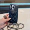Chanel Crossbody Cardholder Phone Case with Ring Grip and Chain Strap - Ref. PCCHANEL0057