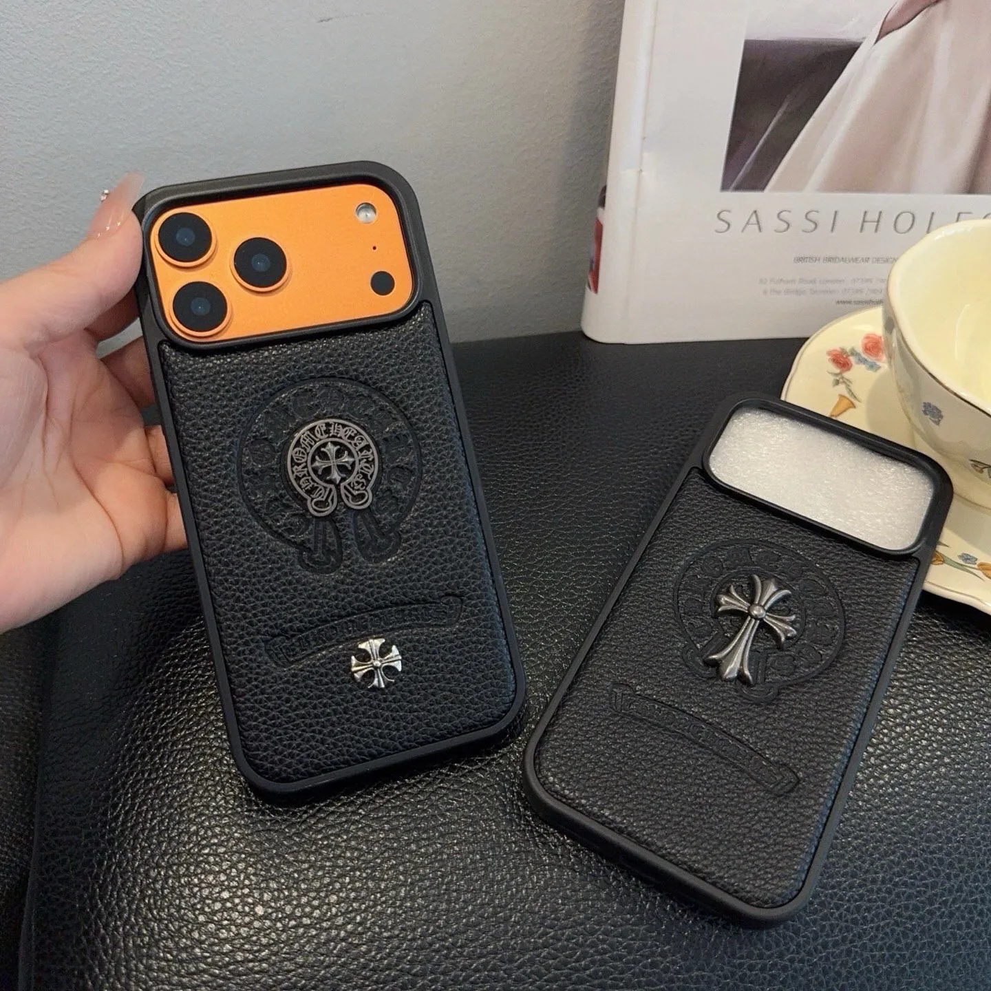 Chrome Hearts Phone Case for iPhone - Ref. PCCHROMEHEARTS0004
