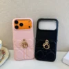 Dior Cannage-Pattern Phone Case with Metal Charm Detailing - Ref. PCDIOR0019