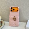 Dior Cannage-Pattern Phone Case with Metal Charm Detailing - Ref. PCDIOR0019