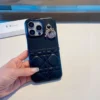 Dior Cannage-Pattern Phone Case with Metal Charm Detailing - Ref. PCDIOR0022