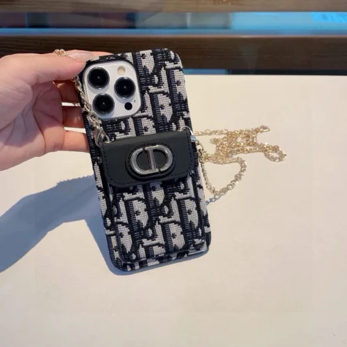 Dior Crossbody Cardholder Phone Case with Chain Strap - Ref. PCDIOR0041