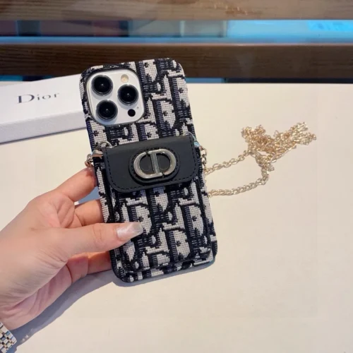 Dior Crossbody Cardholder Phone Case with Chain Strap - Ref. PCDIOR0041